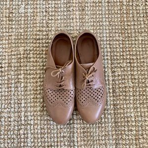 Hotter oxfords in tan leather. Size 9